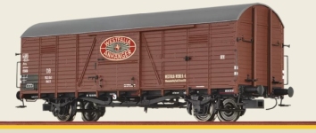 Brawa 50488 - H0 - Gedeckter Güterwagen Westfalia, DB, Ep. III